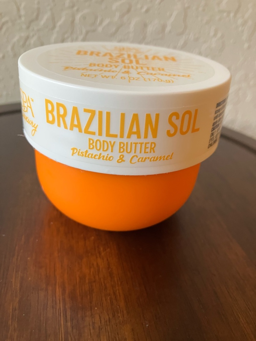 Spa Luxury: Brazilian Sol Body Butter- Pistachio & Caramel- 6 oz